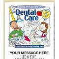 Child's Guide to Dental Care Stock Design 8-Page Coloring Book